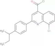 2-(4-sec-Butylphenyl)-8-chloroquinoline-4-carbonyl chloride