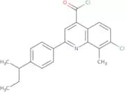 2-(4-sec-Butylphenyl)-7-chloro-8-methylquinoline-4-carbonyl chloride