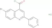 6-Bromo-2-pyridin-4-ylquinoline-4-carbonyl chloride hydrochloride
