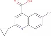 6-Bromo-2-cyclopropylquinoline-4-carboxylic acid