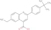 2-(4-tert-Butylphenyl)-6-ethylquinoline-4-carboxylic acid