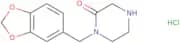 1-(1,3-Benzodioxol-5-ylmethyl)piperazin-2-one hydrochloride