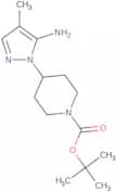 tert-Butyl 4-(5-amino-4-methyl-1H-pyrazol-1-yl)piperidine-1-carboxylate