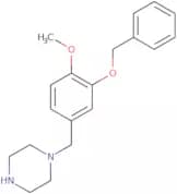 1-[3-(Benzyloxy)-4-methoxybenzyl]piperazine