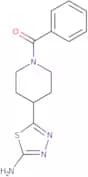 5-(1-Benzoylpiperidin-4-yl)-1,3,4-thiadiazol-2-amine