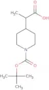 2-[1-(tert-Butoxycarbonyl)piperidin-4-yl]propanoic acid