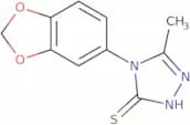 4-(1,3-Benzodioxol-5-yl)-5-methyl-4H-1,2,4-triazole-3-thiol