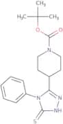tert-Butyl 4-(5-mercapto-4-phenyl-4H-1,2,4-triazol-3-yl)piperidine-1-carboxylate