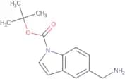 tert-Butyl 5-(aminomethyl)-1H-indole-1-carboxylate hydrochloride