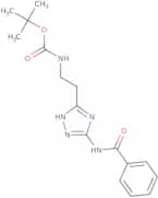 tert-Butyl {2-[3-(benzoylamino)-1H-1,2,4-triazol-5-yl]ethyl}carbamate