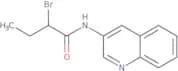 2-Bromo-N-quinolin-3-ylbutanamide