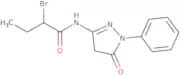 2-Bromo-N-(5-oxo-1-phenyl-4,5-dihydro-1H-pyrazol-3-yl)butanamide