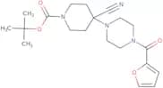 tert-Butyl 4-cyano-4-[4-(2-furoyl)piperazin-1-yl]piperidine-1-carboxylate
