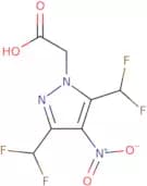 [3,5-Bis(difluoromethyl)-4-nitro-1H-pyrazol-1-yl]acetic acid