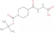 2-{[1-(tert-Butoxycarbonyl)piperidin-4-yl]carbonyl}hydrazinecarboxylic acid