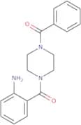 {2-[(4-Benzoylpiperazin-1-yl)carbonyl]phenyl}amine