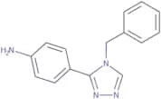 [4-(4-Benzyl-4H-1,2,4-triazol-3-yl)phenyl]amine