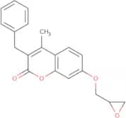 3-Benzyl-4-methyl-7-(oxiran-2-ylmethoxy)-2H-chromen-2-one