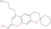 6'-Butyl-3',4'-dihydro-8'H-spiro[cyclohexane-1,2'-pyrano[3,2-g]chromen]-8'-one oxime