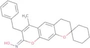 7'-Benzyl-6'-methyl-3',4'-dihydro-8'H-spiro[cyclohexane-1,2'-pyrano[3,2-g]chromen]-8'-one oxime
