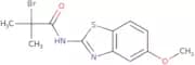 2-Bromo-N-(5-methoxy-1,3-benzothiazol-2-yl)-2-methylpropanamide