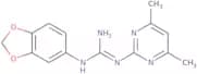 N-1,3-Benzodioxol-5-yl-N'-(4,6-dimethylpyrimidin-2-yl)guanidine