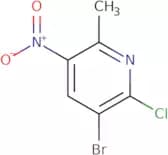 3-Bromo-2-chloro-6-methyl-5-nitropyridine