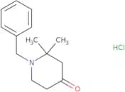 1-Benzyl-2,2-dimethylpiperidin-4-one hydrochloride
