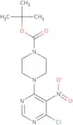 tert-Butyl 4-(6-chloro-5-nitropyrimidin-4-yl)piperazine-1-carboxylate