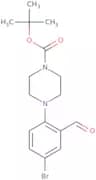 tert-Butyl 4-(4-bromo-2-formylphenyl)piperazine-1-carboxylate