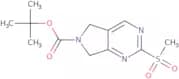 tert-Butyl2-(methylsulfonyl)-5H-pyrrolo[3,4-d]pyrimidine-6(7H)-carboxylate