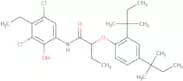2-(2,4-Bis(tert-pentyl)phenoxy)-N-(3,5-dichloro-4-ethyl-2-hydroxyphenyl)butyramide