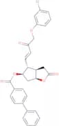 [1,1'-Biphenyl]-4-carboxylic acid[3ar-[3aa,4a(E),5b,6aa]]-4-[4-(3-chlorophenoxy)-3-oxo-1-butenyl]h…