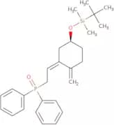(S)-tert-Butyl-(3-[2-(diphenyl-phosphinoyl)-ethylidene]-4-methylene-cyclohexyloxy)-dimethyl-silane