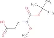 3-((tert-Butoxycarbonyl)(methoxy)amino)propanoic acid
