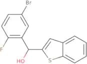 α-(5-Bromo-2-fluorophenyl)benzo[b]thiophene-2-methanol