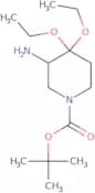 tert-Butyl 3-amino-4,4-diethoxypiperidine-1-carboxylate