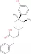 (R)-2-Benzyl-3-[(3R,4R)-4-(3-hydroxyphenyl)-3,4-dimethylpiperidin-1-yl]propanoic acid