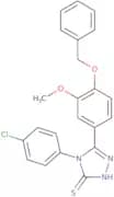 3-(4-Benzyloxy-3-methoxyphenyl)-4-(4-chlorophenyl)-1,2,4-triazoline-5-thione