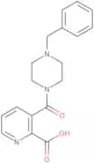3-((4-Benzylpiperazinyl)carbonyl)pyridine-2-carboxylic acid
