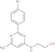 2-((2-(4-Bromophenyl)-6-methylpyrimidin-4-yl)amino)ethanol