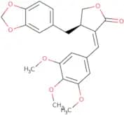 (3E,4R)-4-(1,3-Benzodioxol-5-ylmethyl)dihydro-3-[(3,4,5-trimethoxyphenyl)methylene]-2(3H)-furanone