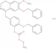 7-Benzyloxy-1-(4-benzyloxy-3-ethoxycarbonyloxybenzyl)-6-methoxy-3,4-dihydroisoquinoline hydrochlor…