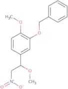 2-Benzyloxy-1-methoxy-4-(1-methoxy-2-nitroethyl)benzene