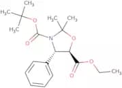 3-(t-Boc)-2,2-dimethyl-4-phenyl-1,3-oxazolidin-5-yl]formic acid ethyl ester
