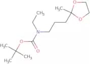 N-(t-Boc)-N-ethyl-3-(2-methyl-[1,3]dioxolan-2-yl)propylamine