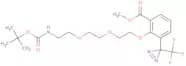 2-[2-[2-(2-t-Boc-aminoethoxy]ethoxy]ethoxy]-4-[3-(trifluoromethyl)-3H-diazirin-3-yl]benzoic acid m…