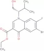 6-Bromo-1,4-dihydro-7-fluoro-1-[(1S)-1-(hydroxymethyl)-2-methylpropyl]-4-oxo-3-quinolinecarboxylic…