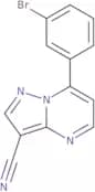 7-(3-Bromophenyl)pyrazolo[1,5-a]pyrimidine-3-carbonitrile