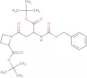 tert-Butyl L-N-(3-benzyloxycarbonylamino-3-(S)-tert-butylcarboxy-1-oxopropyl-azetidine-2-carboxyla…